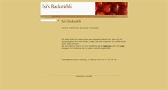 Desktop Screenshot of isis-backstuebli.ch